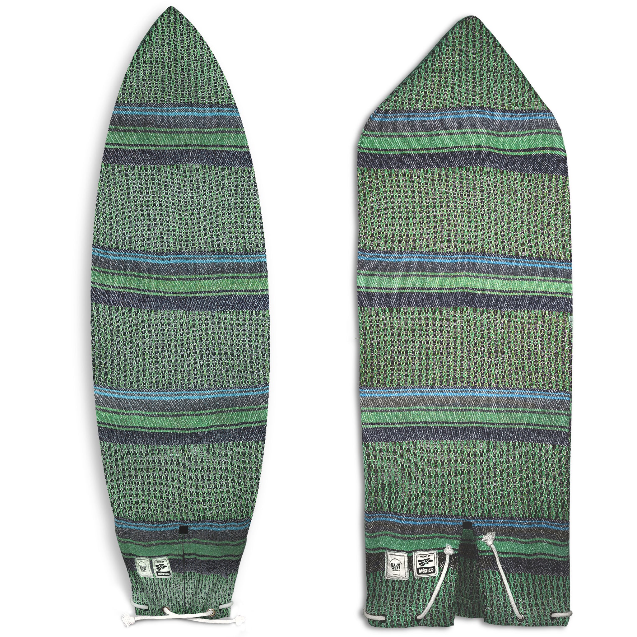 cool green surfboard sock board bag