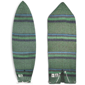 cool green surfboard sock board bag